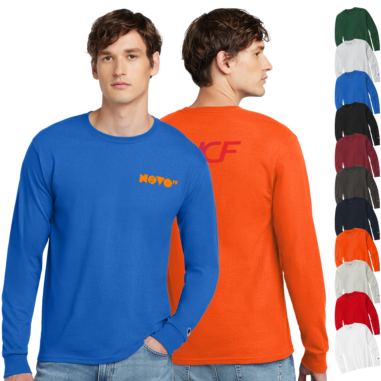 Champion ® Heritage 5.2-Oz. Jersey Long Sleeve Tee 3