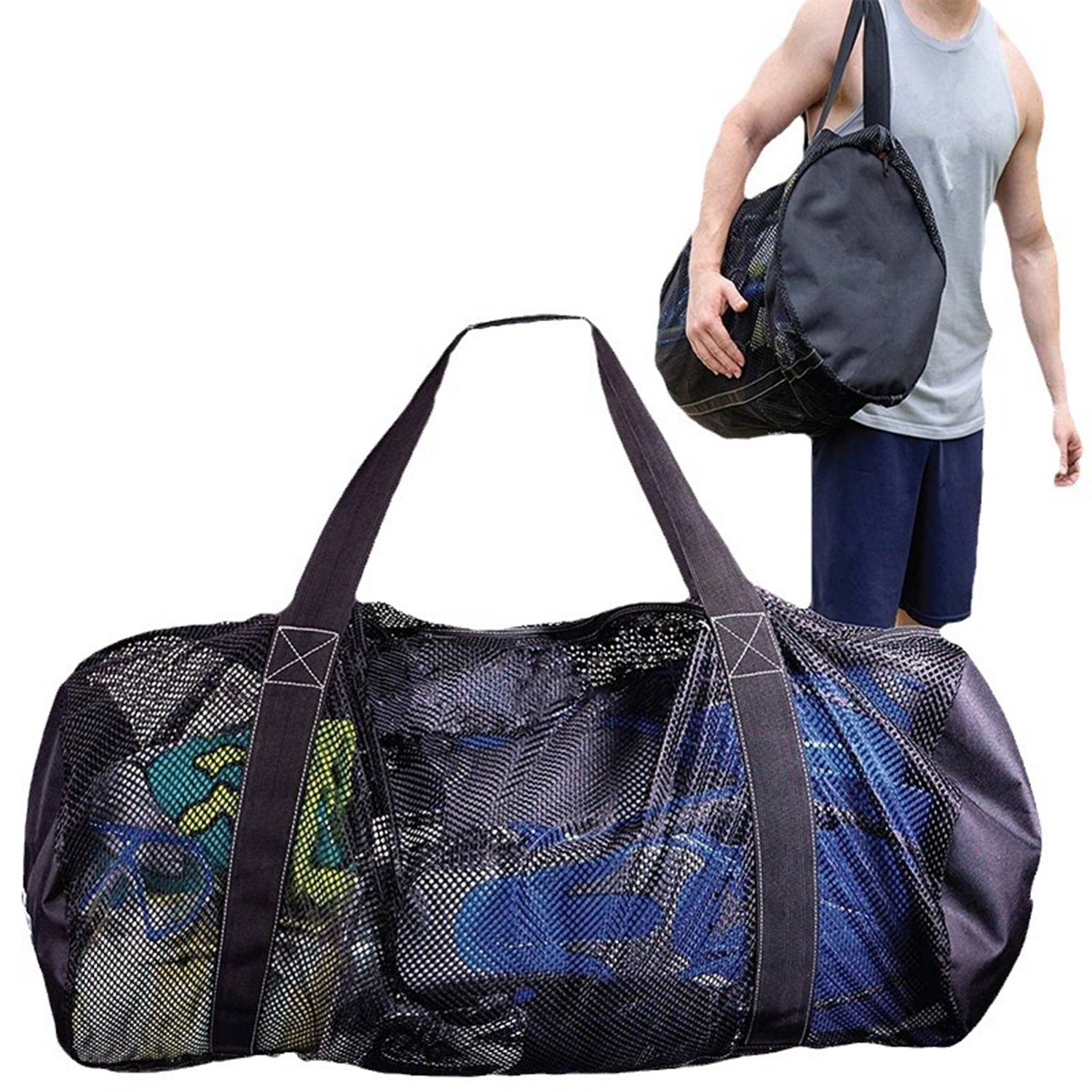 Mesh Dive Duffel Bag For Scuba Or Snorkeling 4