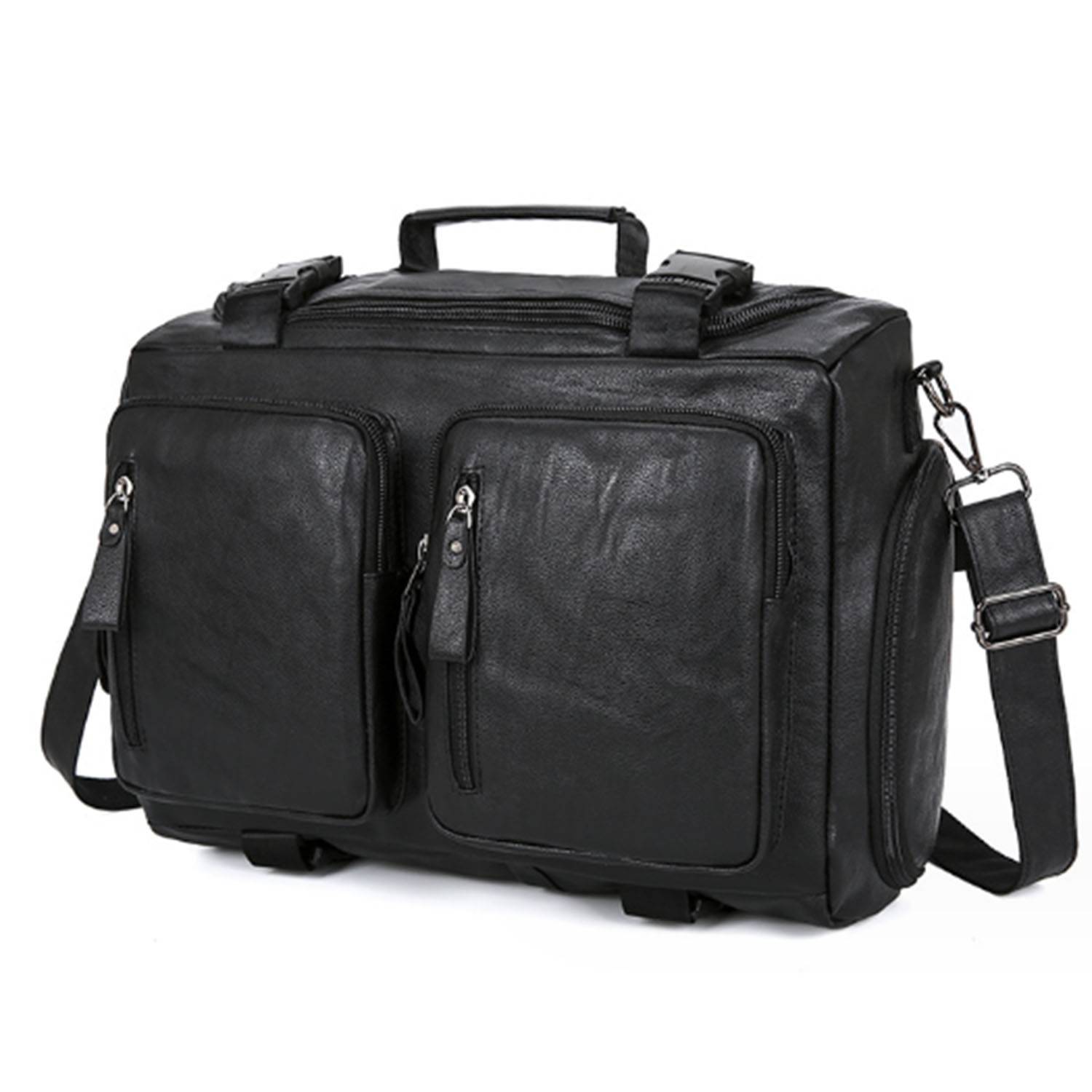PU Leather Multi-functional Travel Backpack 4