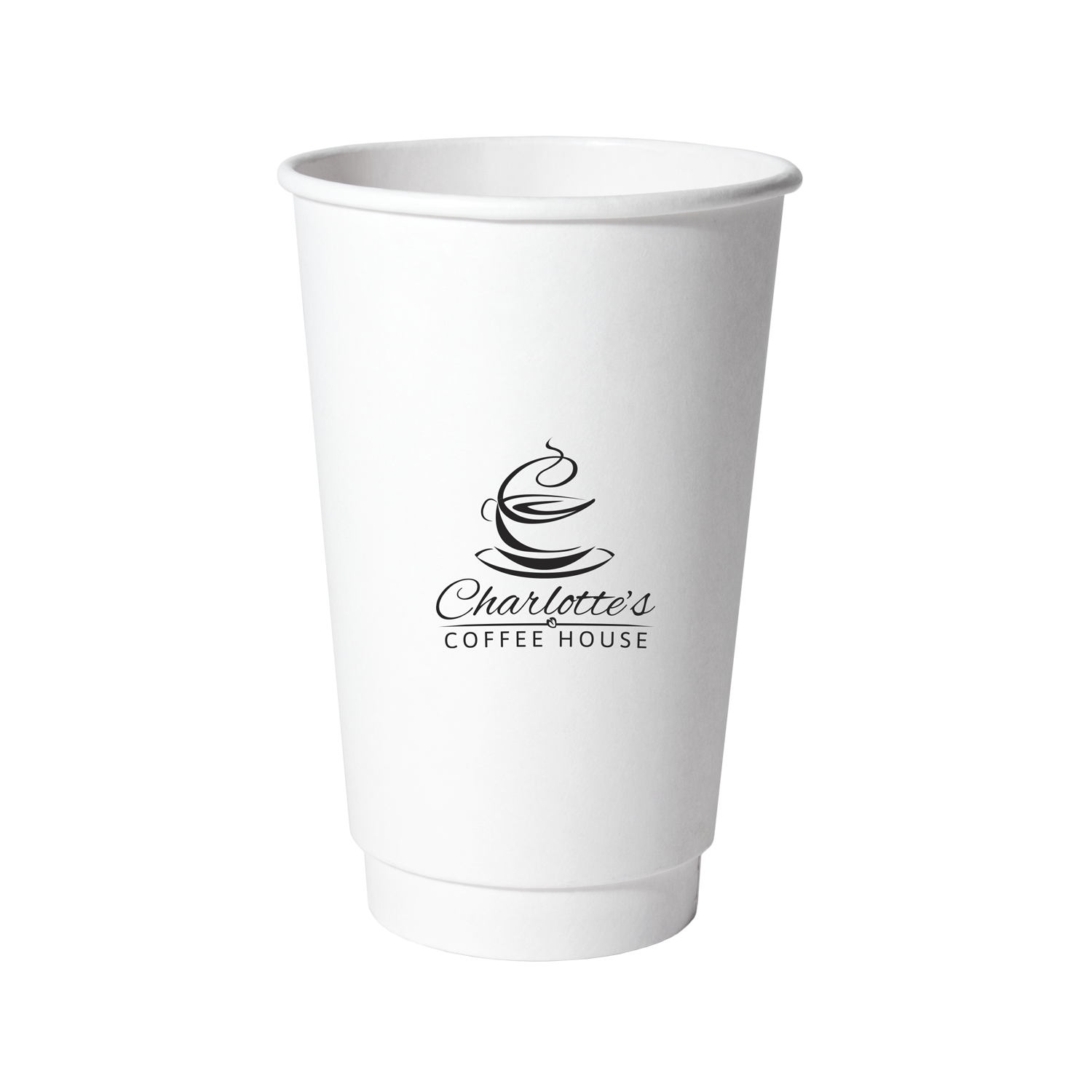 16 oz. Double-Wall Paper Hot Cup - Flexographic printed 1