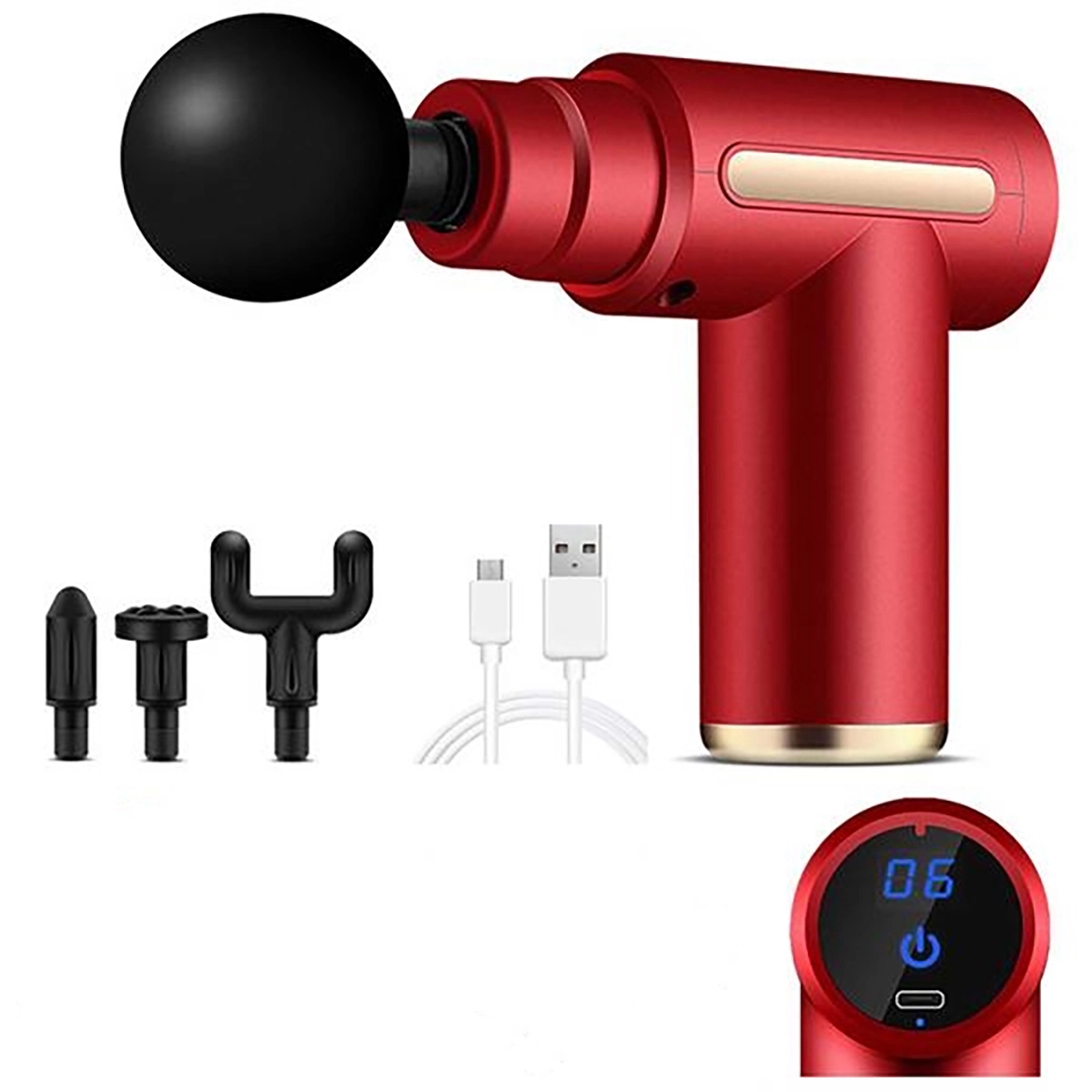 Usb Rechargeable Pocket Portable Mini Gun Massagers 1
