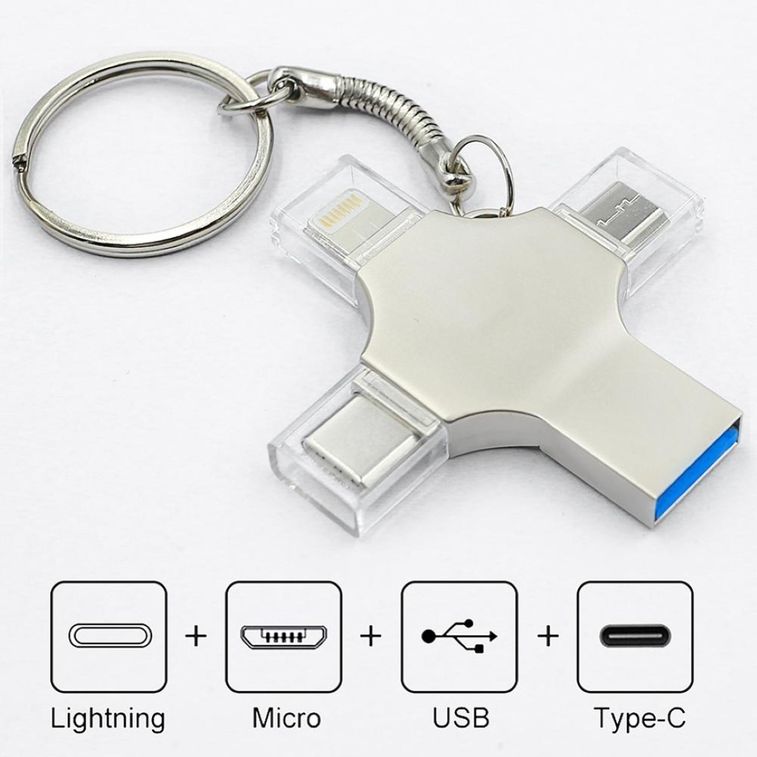 4 in 1 USB Flash Drive 8GB 4
