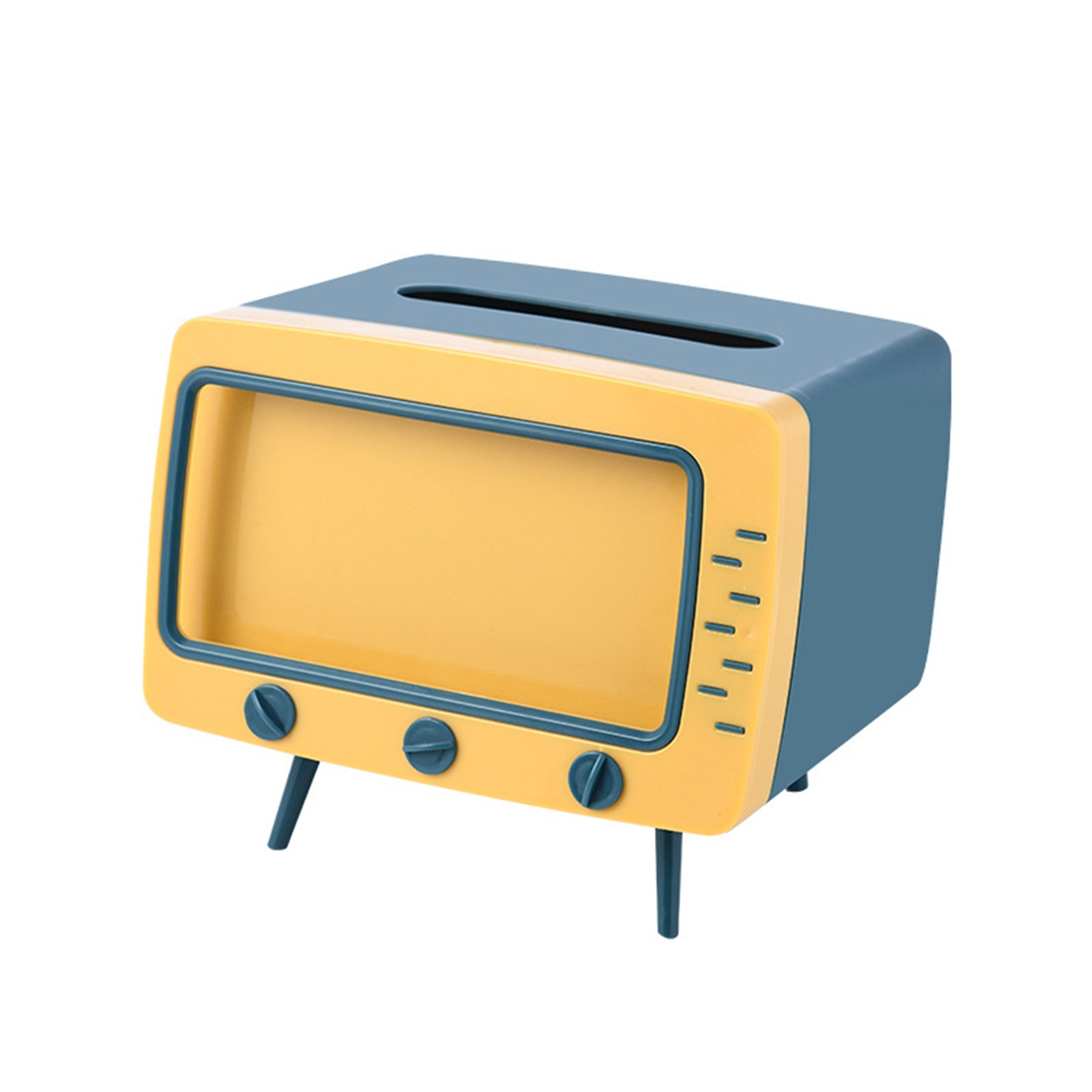 Creative Cartoon TV-Style 2-In-1 Phone Holder And Tissue Box 2