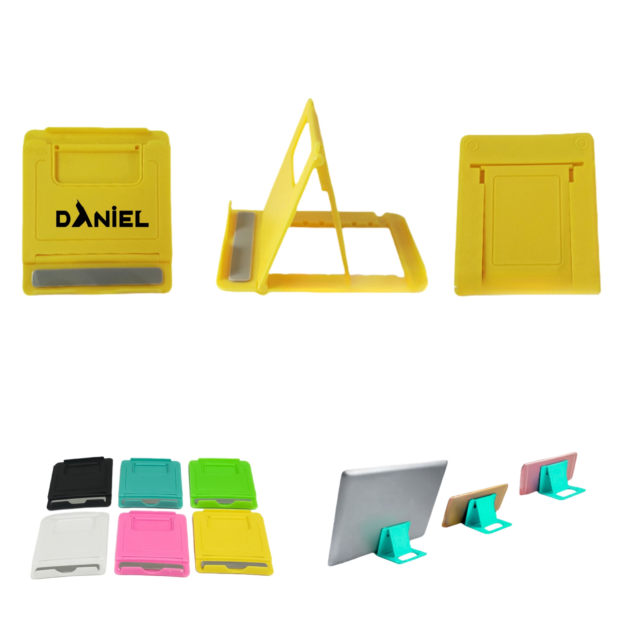 Portable Adjustable Desktop Stand For Mobile Phones And Tablets 2
