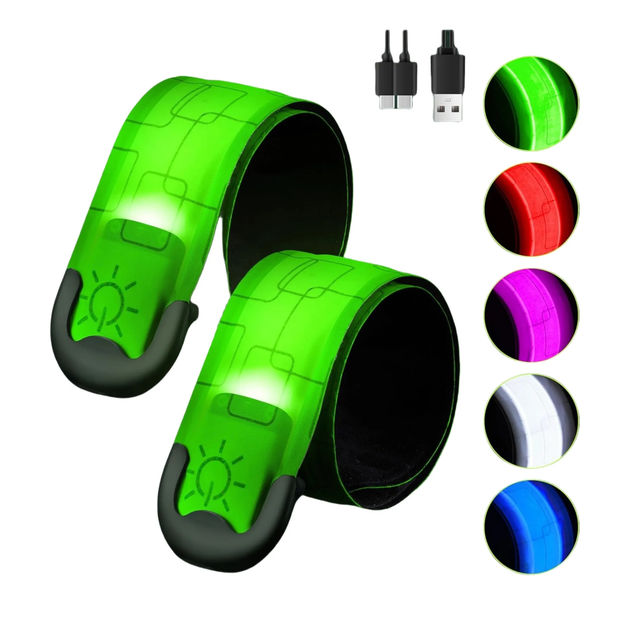 LED USB Rechargeable Glow Bracelet 3