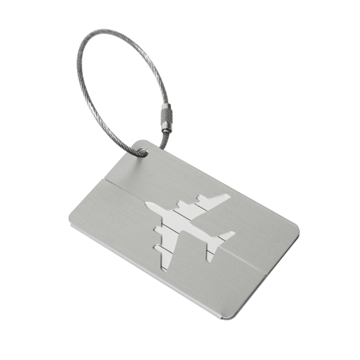 Aluminum Airplane Pattern Tag for Travel Suitcase 8