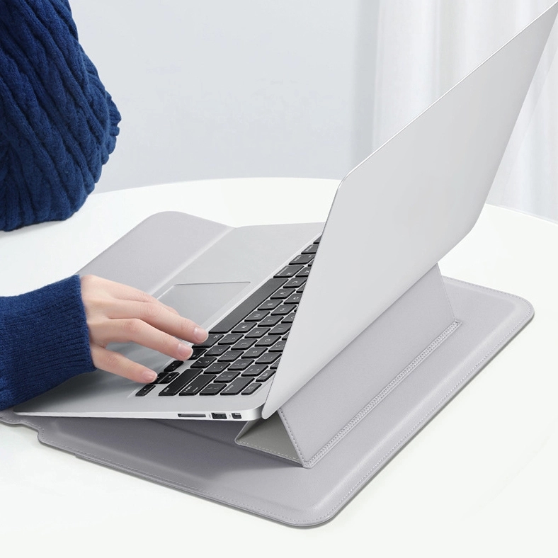 Laptop Tablet Sleeve Bag & Computer Case with Foldable Stand 14