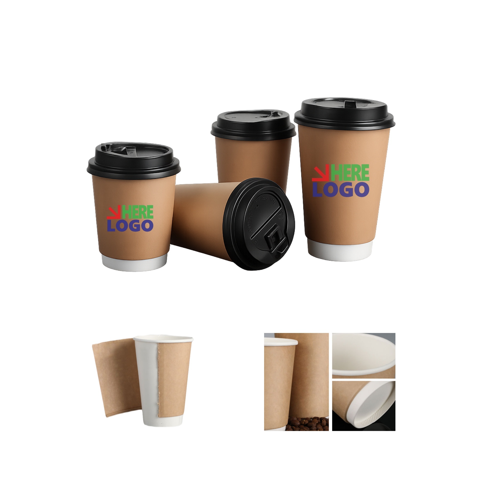 Double-layer Hollow Paper Cup 2