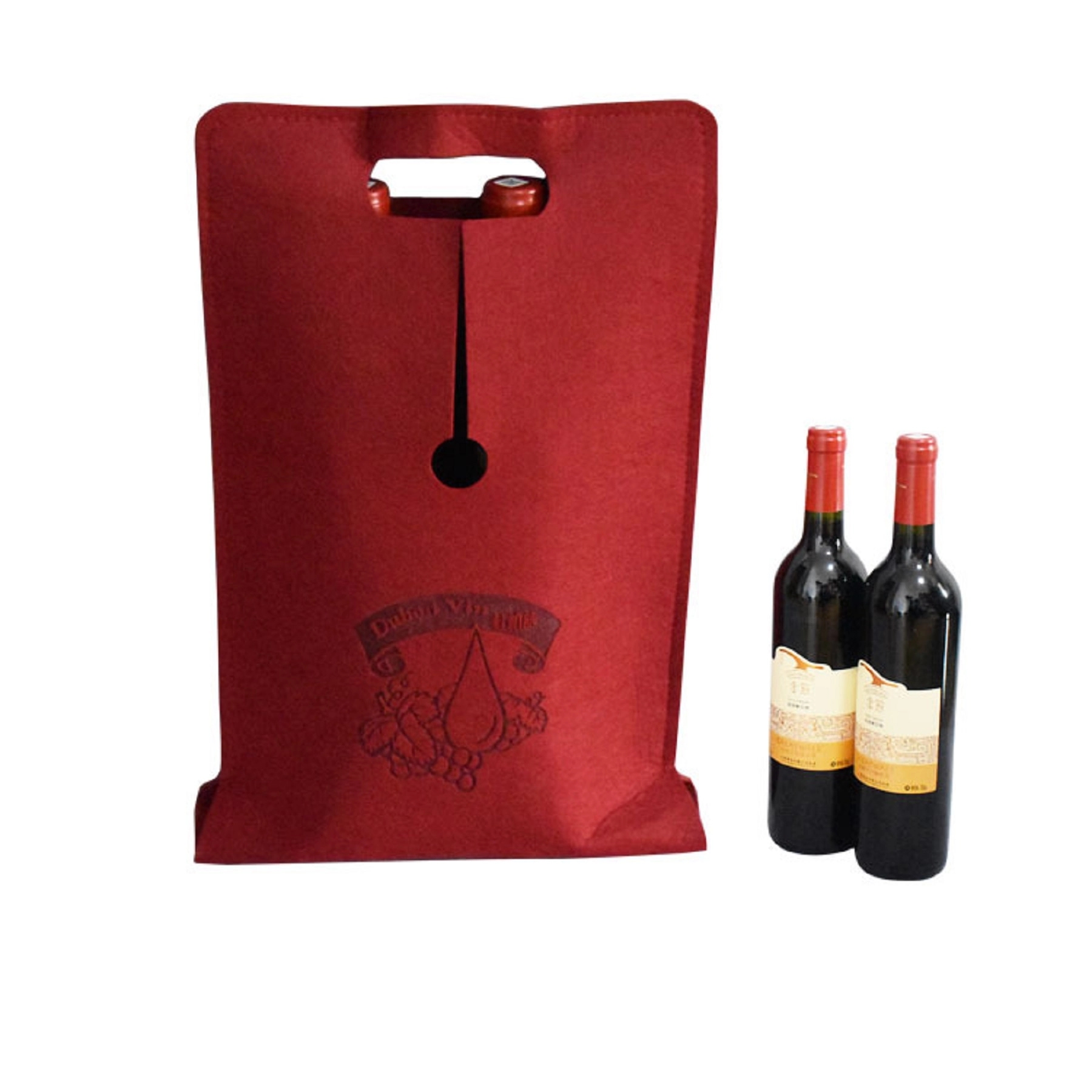 Felt Collapsible Wine Insulated Bag 4