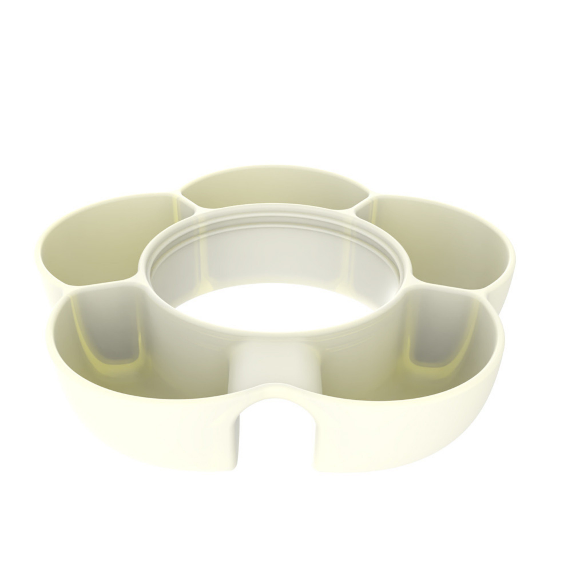 5 Compartment Silicone Snack Tray 7