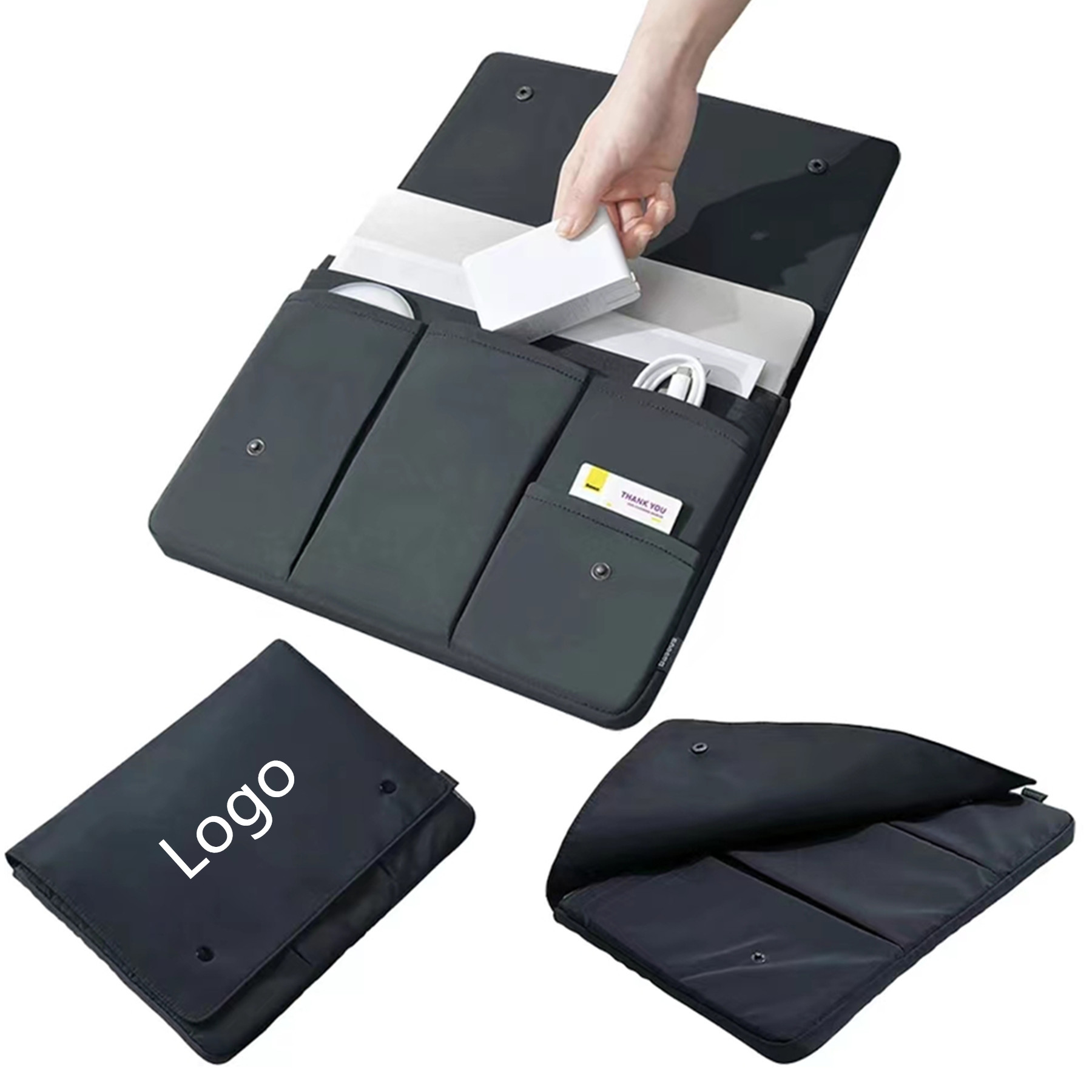 Shock Absorbing Portable Laptop Sleeve Case 2