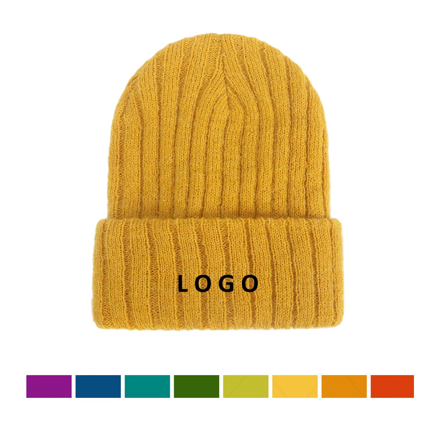 Kid Jacquard Knitted Beanie, custom youth shirt with logo imprint 2
