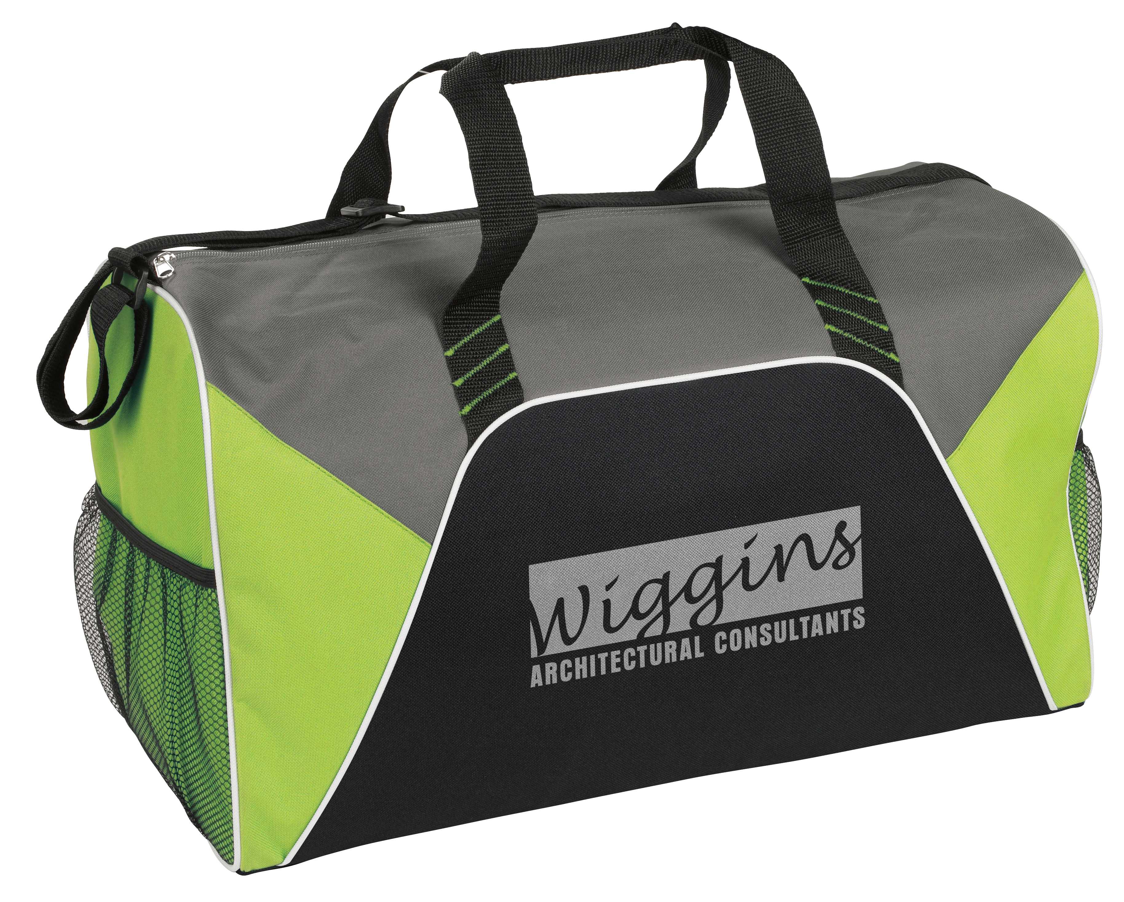 Color Panel Sport Duffel, custom duffel bag with logo imprint 9