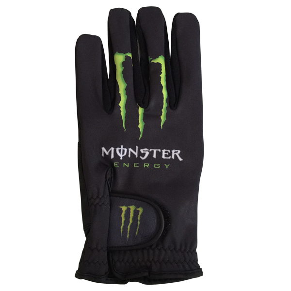Sublimated Lycra Glove with Leather Palm 4