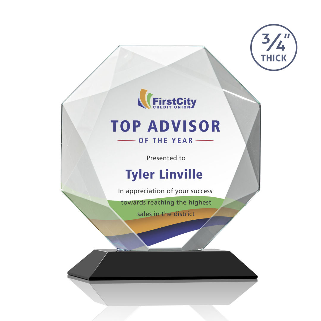 Bradford VividPrint™ Award - Black 8