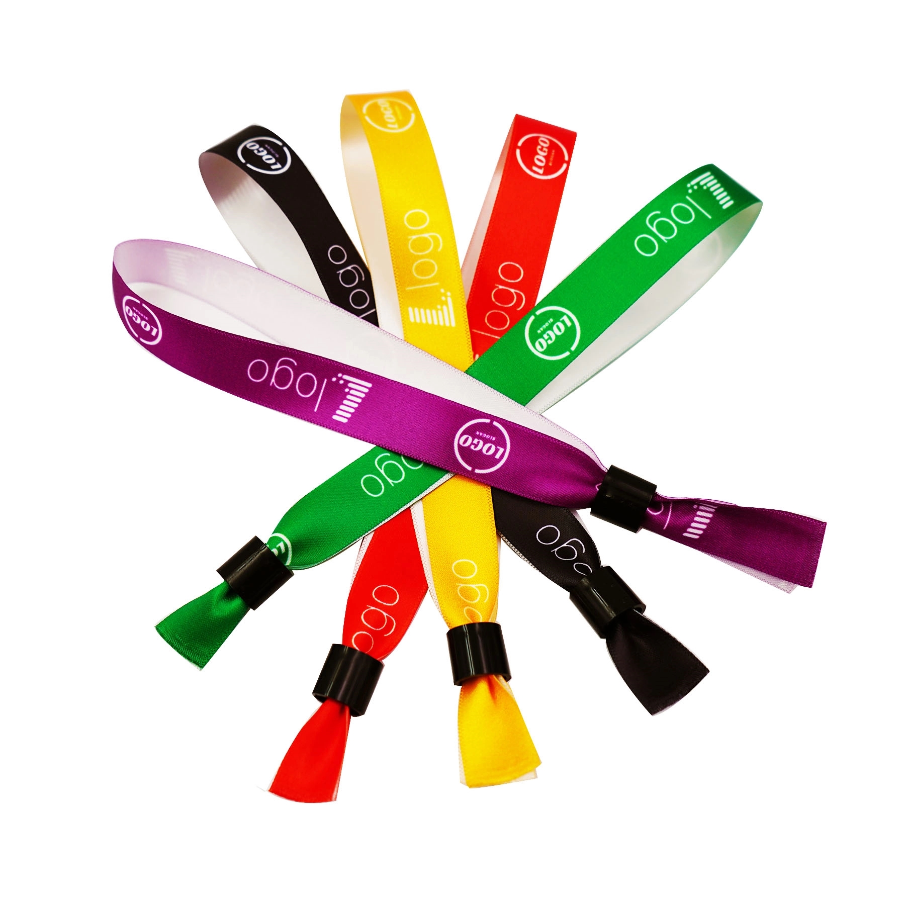 One Time Event Fabric Woven Wristband