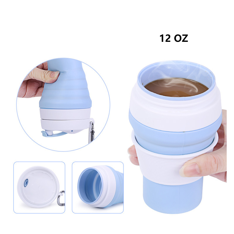 12 OZ Silicone Folded Coffee Cup 5
