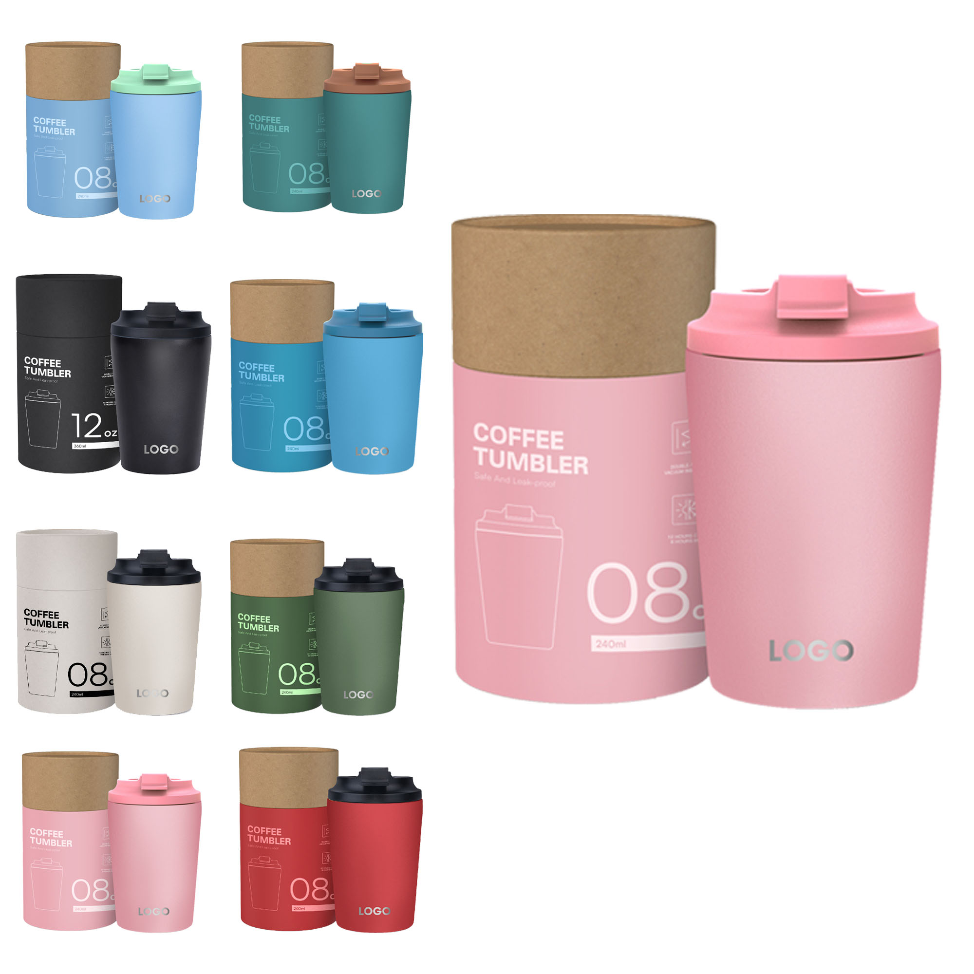Stainless Steel Car Coffee Cup 2