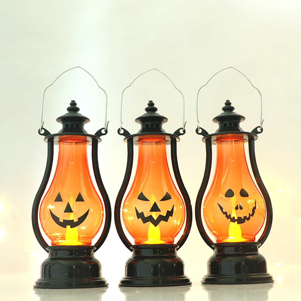 LED Halloween Hand Lantern Pumpkin Lamp 3