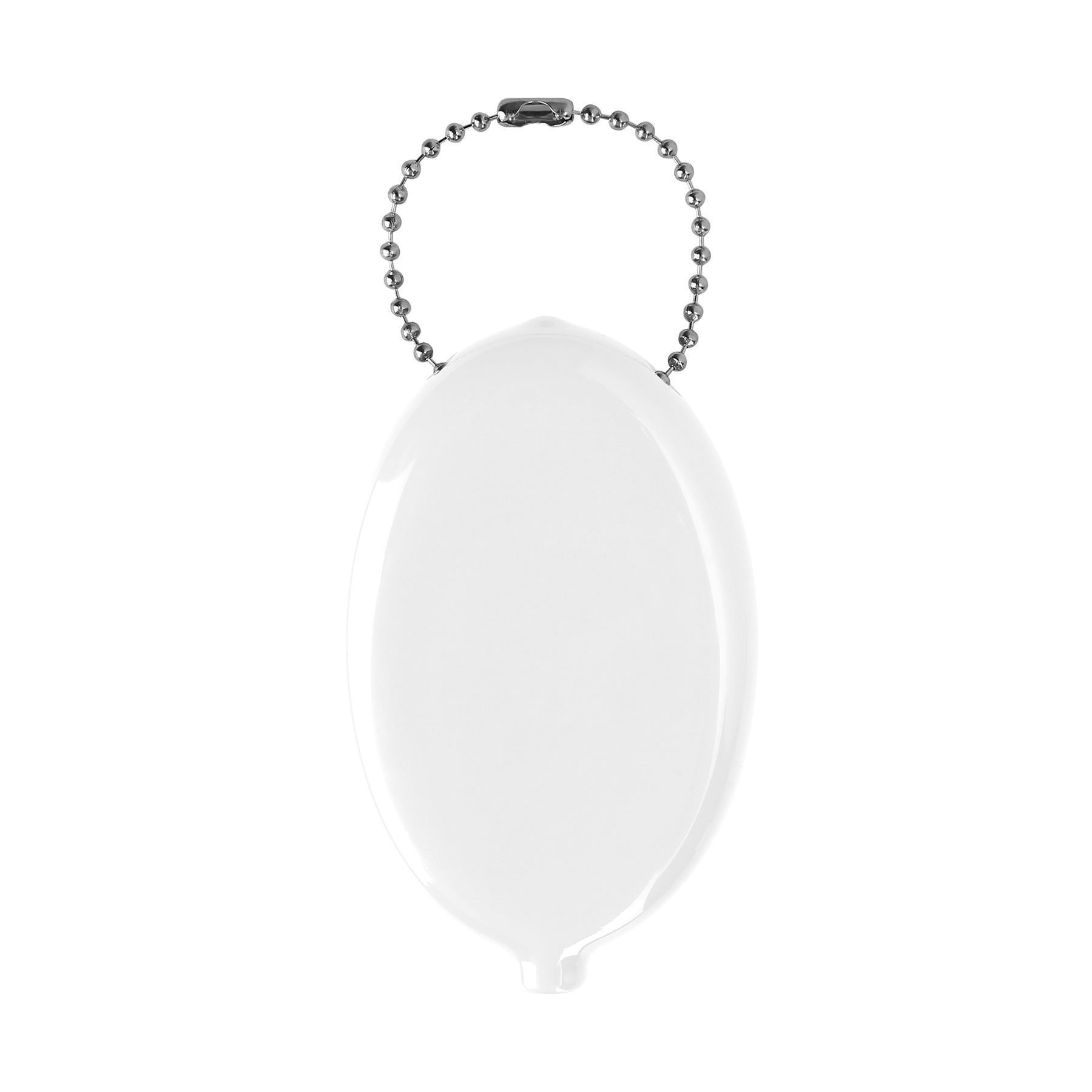 Oval Coin Pouch With Keychain 11
