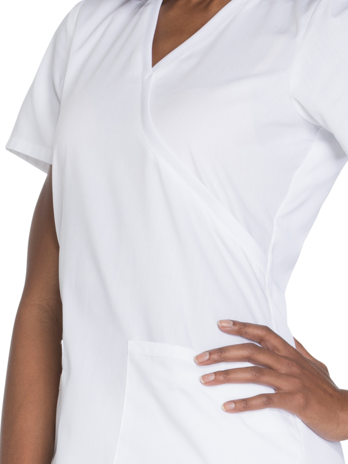 Cherokee - Workwear Originals - Women's 2-Pocket Mock Wrap Top 18
