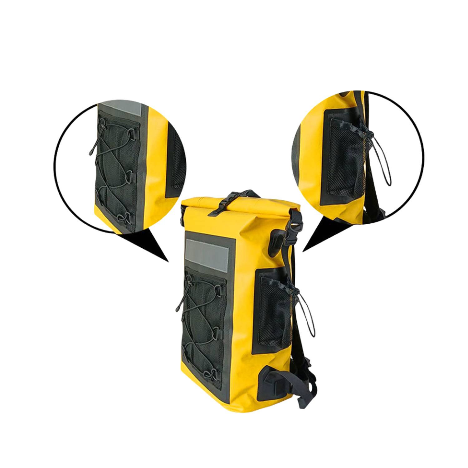 Outdoor Walking Camping 35L Waterproof Bucket Backpack 2