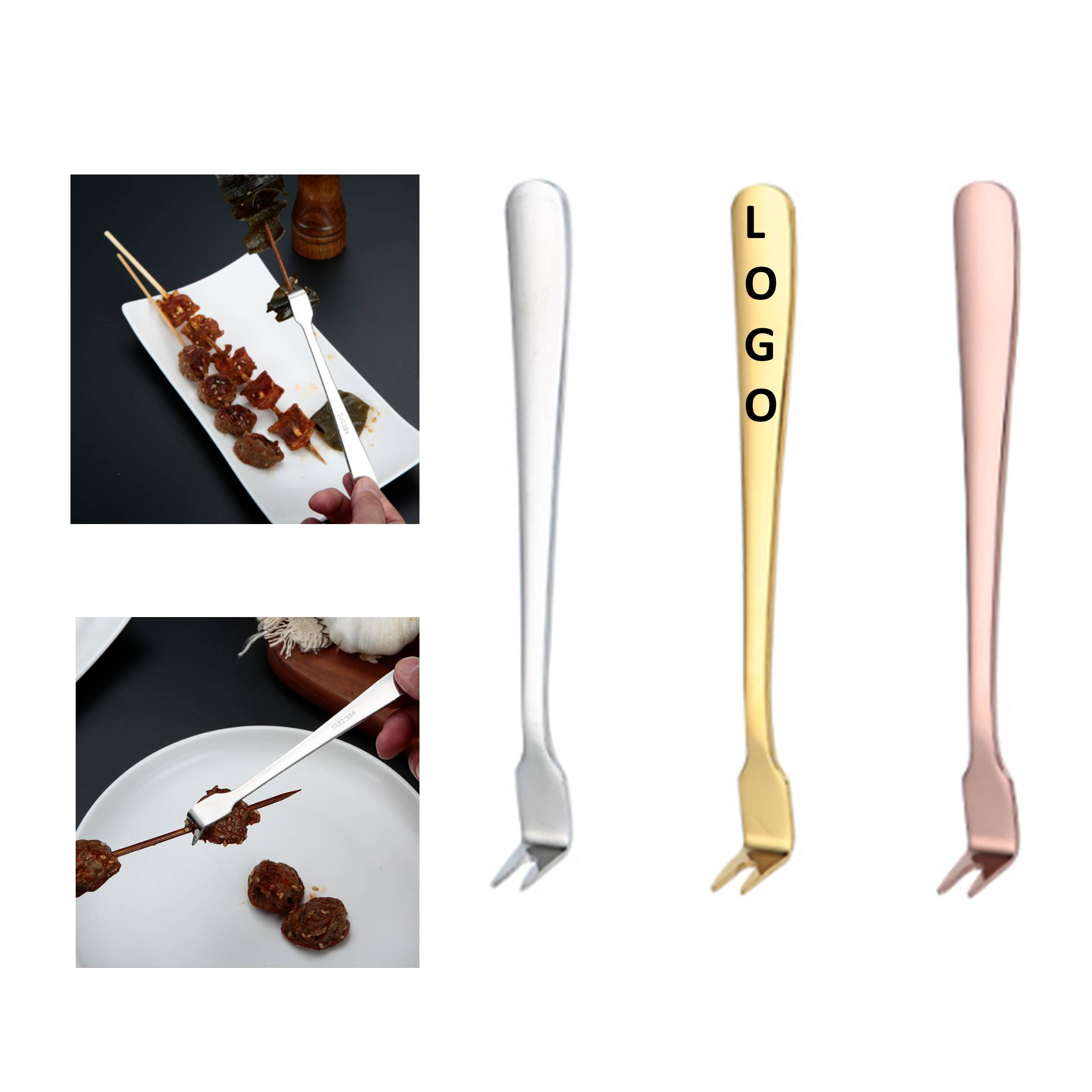 Stainless Steel BBQ Meat Fork 3