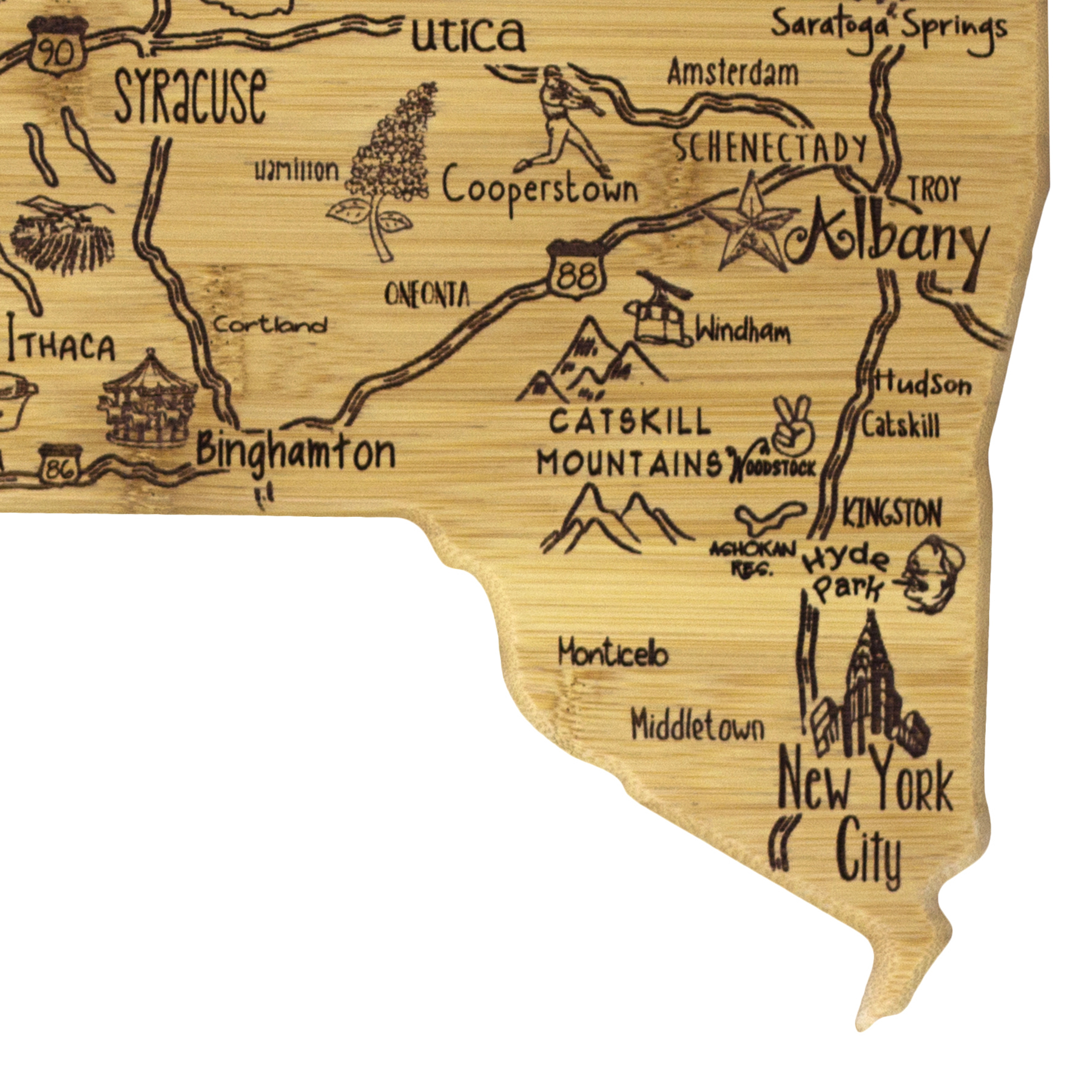Destination New York Cutting & Serving Board 3