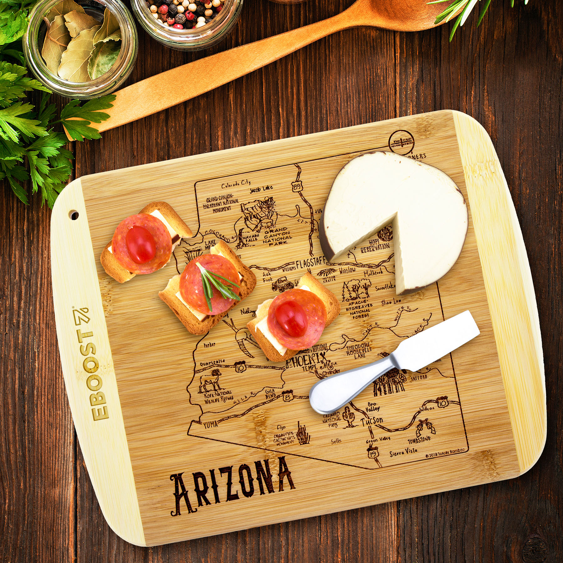A Slice of Life Arizona Serving & Cutting Board 4