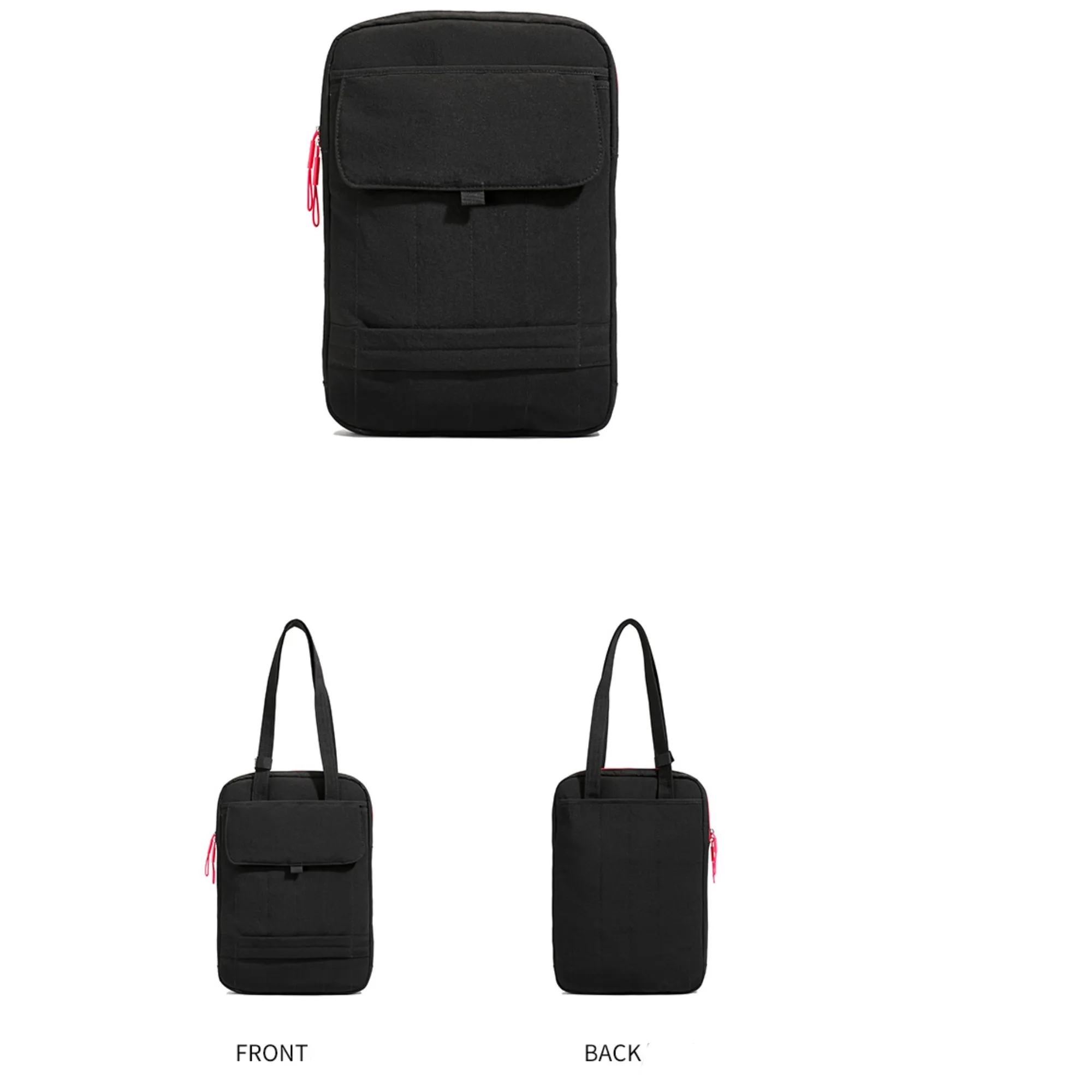 Multipurpose Laptop Zipper Tote Bag With Padded Sleeve 5