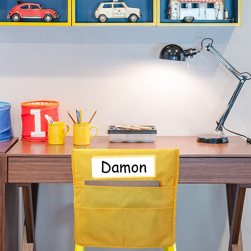Classroom Chair Pocket Organizers W/ Name Tag 6