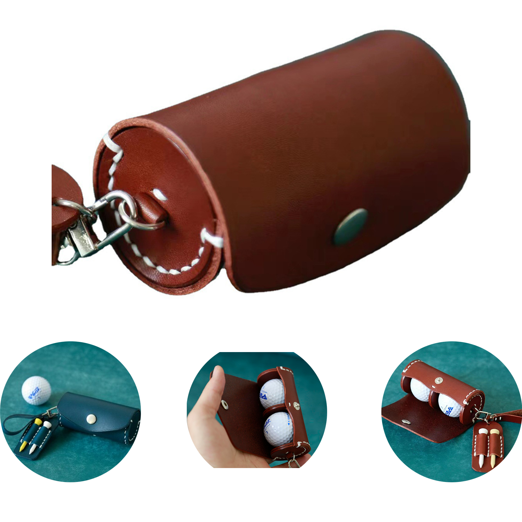 Two Balls & Two Tees Holder Mini Bag