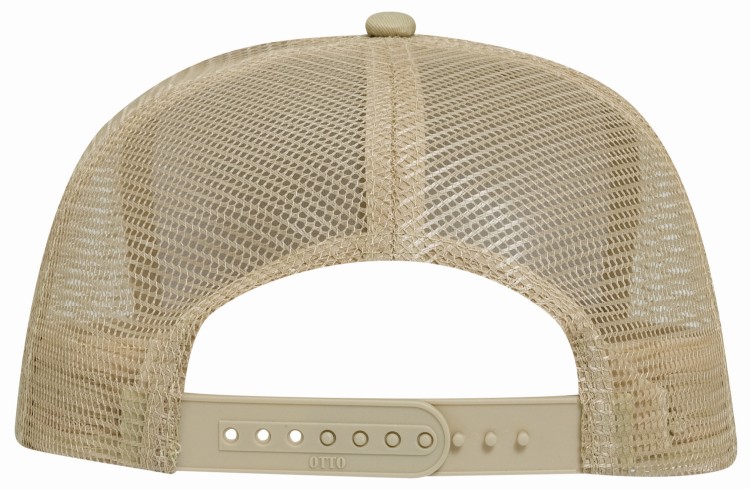 OTTO CAP® 6 Panel Mid Profile Mesh Back Trucker Hat 2