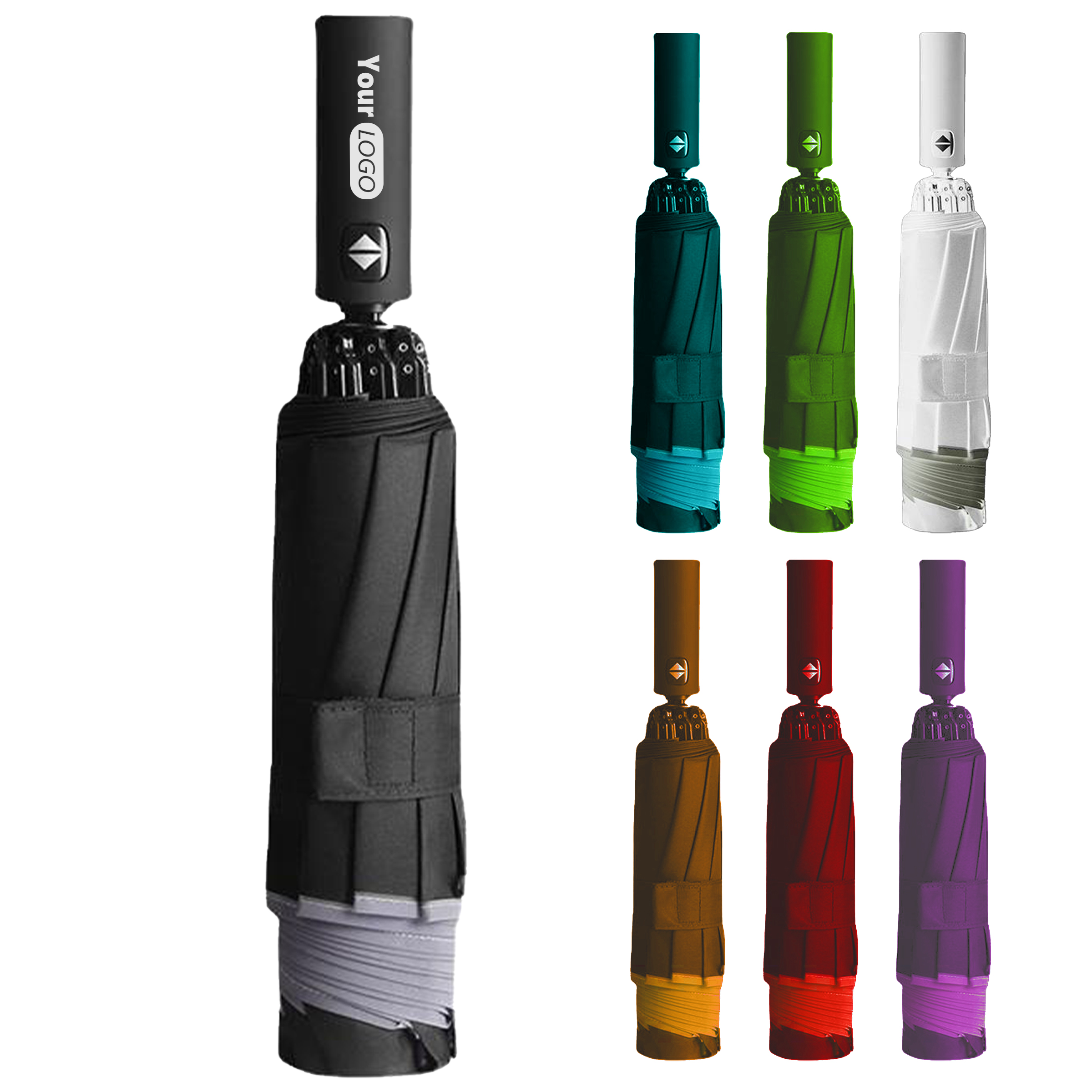Drop Cloth Stylish And Reliable 10-Bone Auto Led Inverted Umbrella 1
