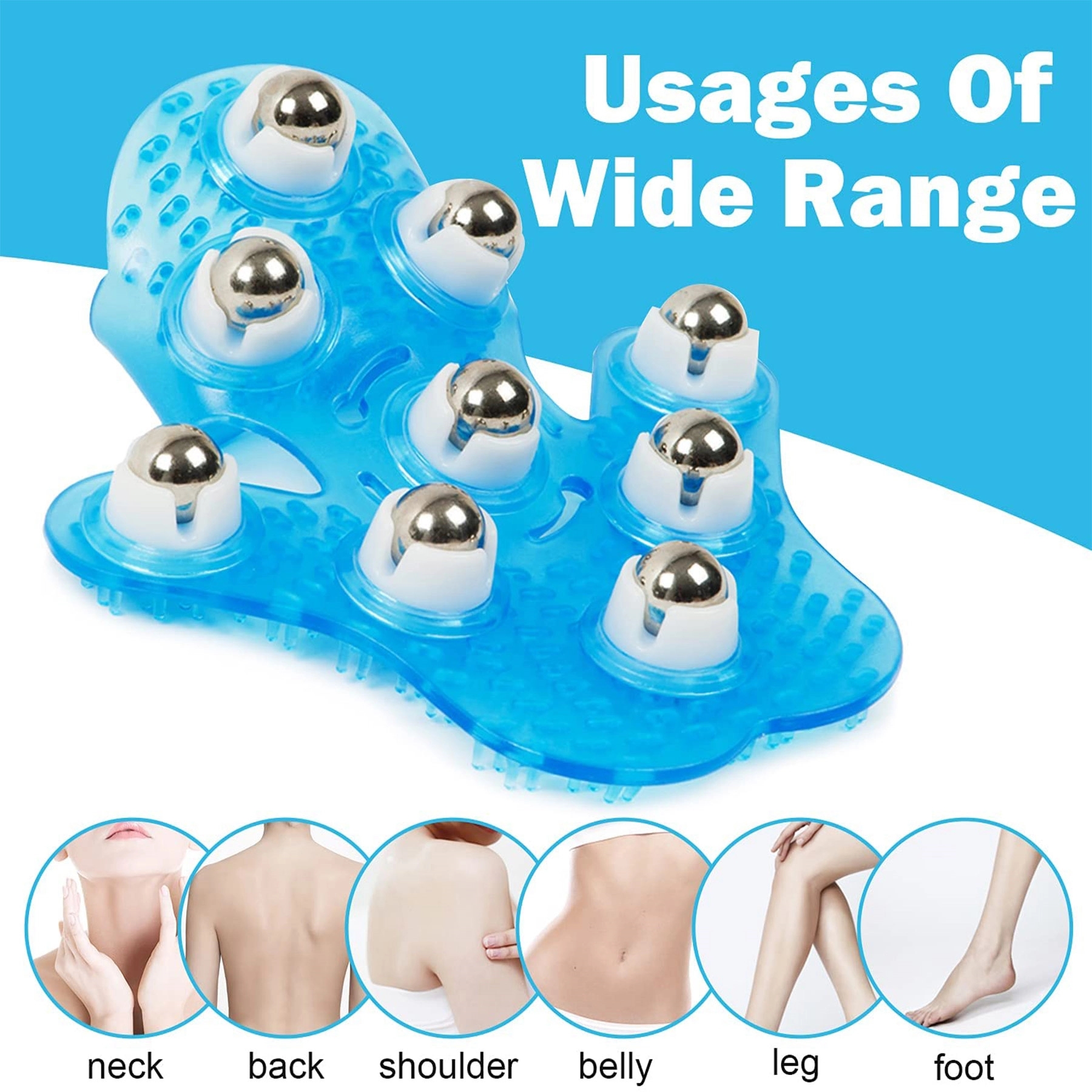 Palm Shaped Hand Held Massager for Full Body 11