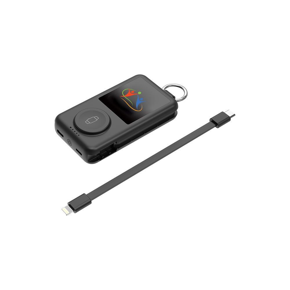 6,000mAh PowerBank With Illuminating Logo and Lightning to USB-C Cable 14