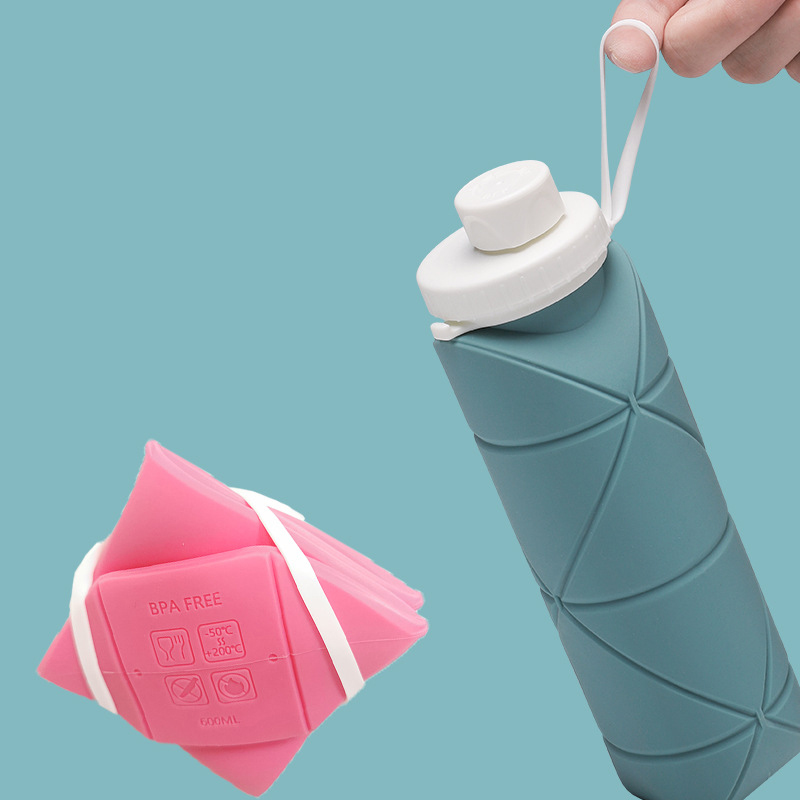 Portable Silicone Folding Water Cup Large-Capacity Telescopic Cup 21