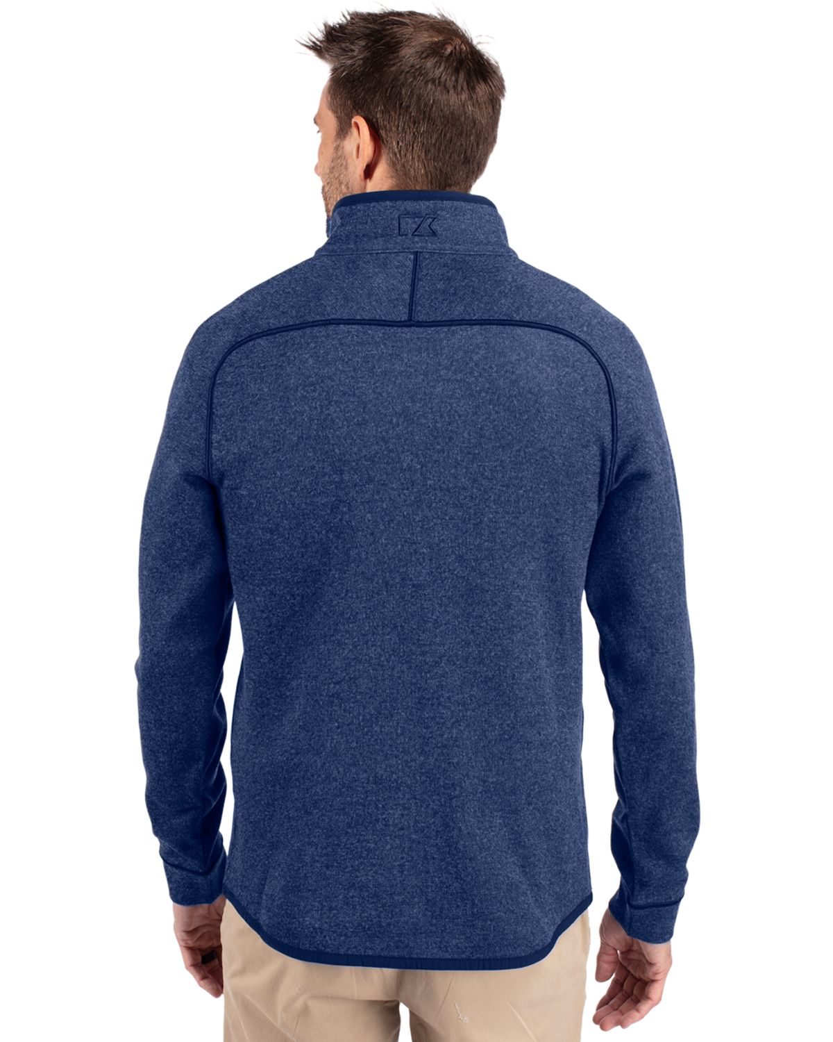 Cutter & Buck Mainsail Sweater-Knit Mens Half Zip Jacket 86