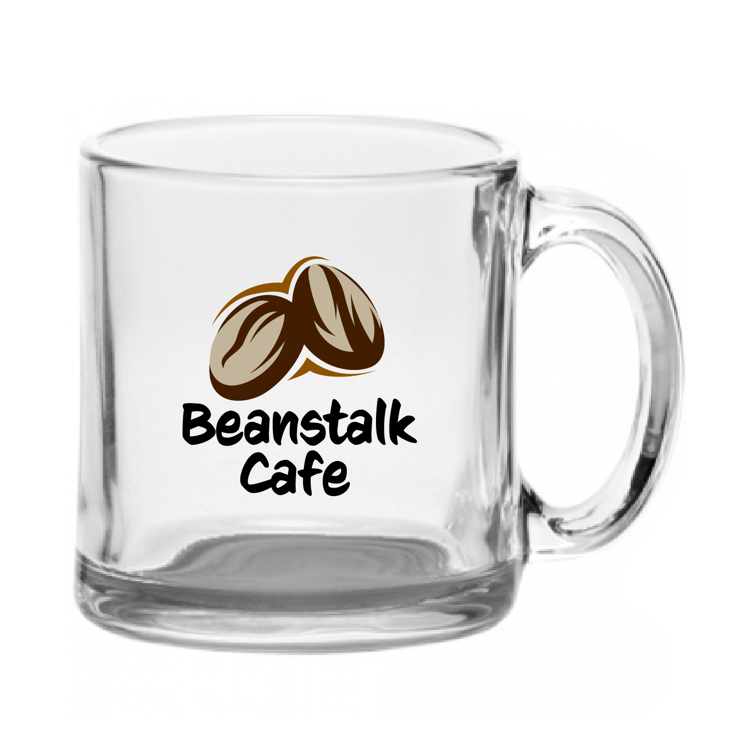 13 oz. Kona Glass Coffee Mug (Full Color Imprint) 3