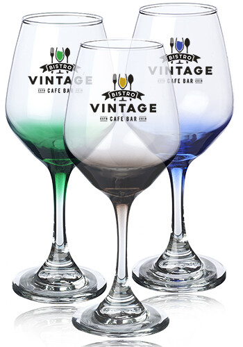 11 oz. Brunello Color Hue Wine Goblets