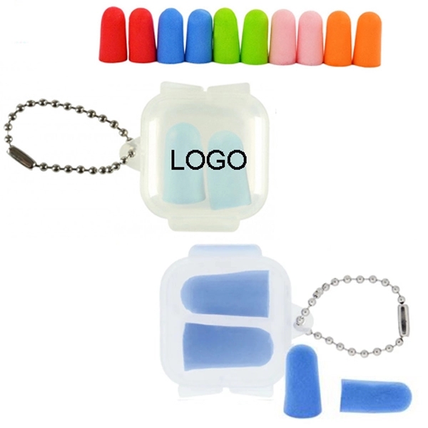 Soft Foam Earplugs in Reusable Case 1