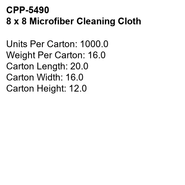 8 X 8 TERRY FULL COLOR CLEANING CLOTH 4