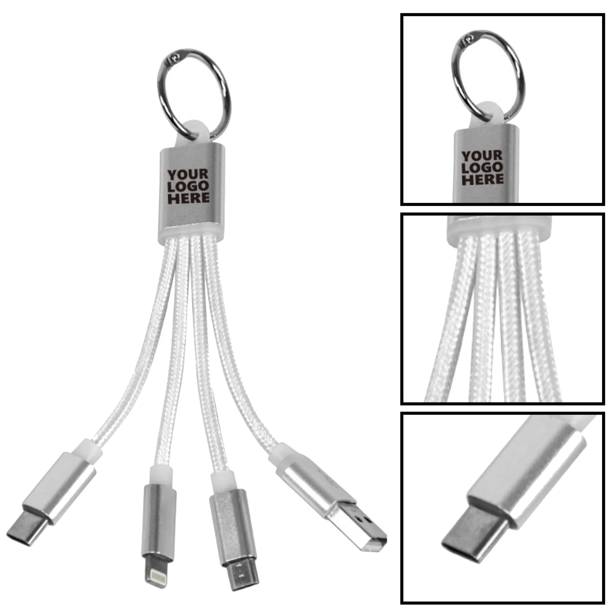 4-in-1 Keychain Power Cable 2