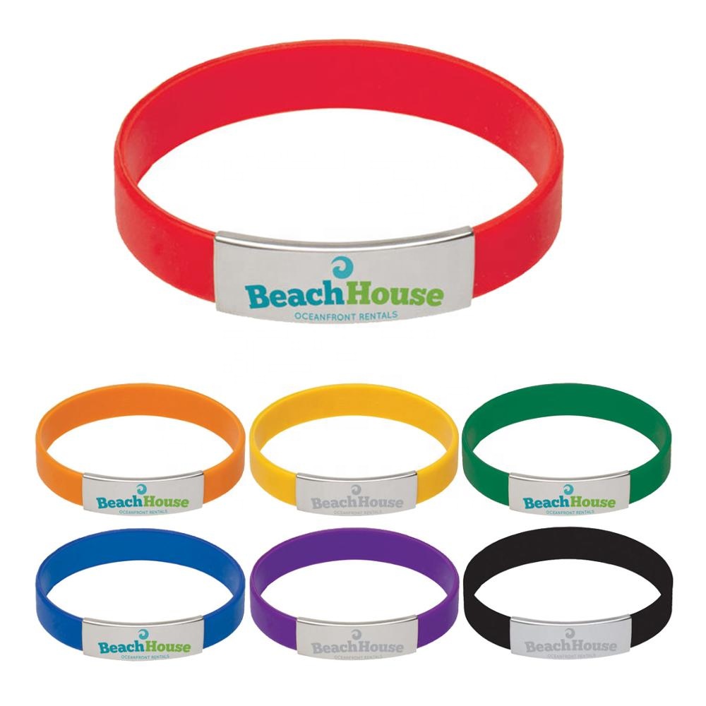 Silicone Wristband with Metal Clip 4