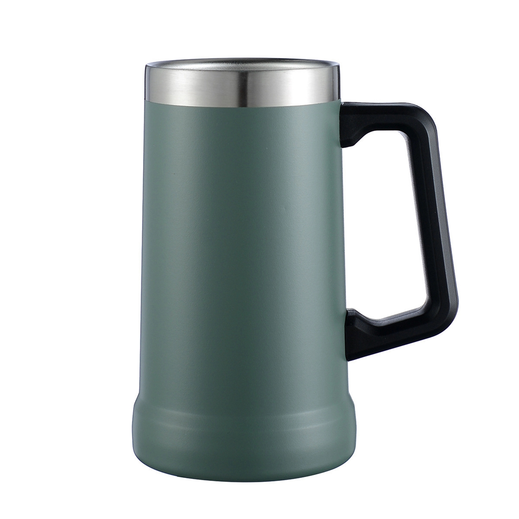 20 Oz Stainless Steel Beer Mug with Handle 26