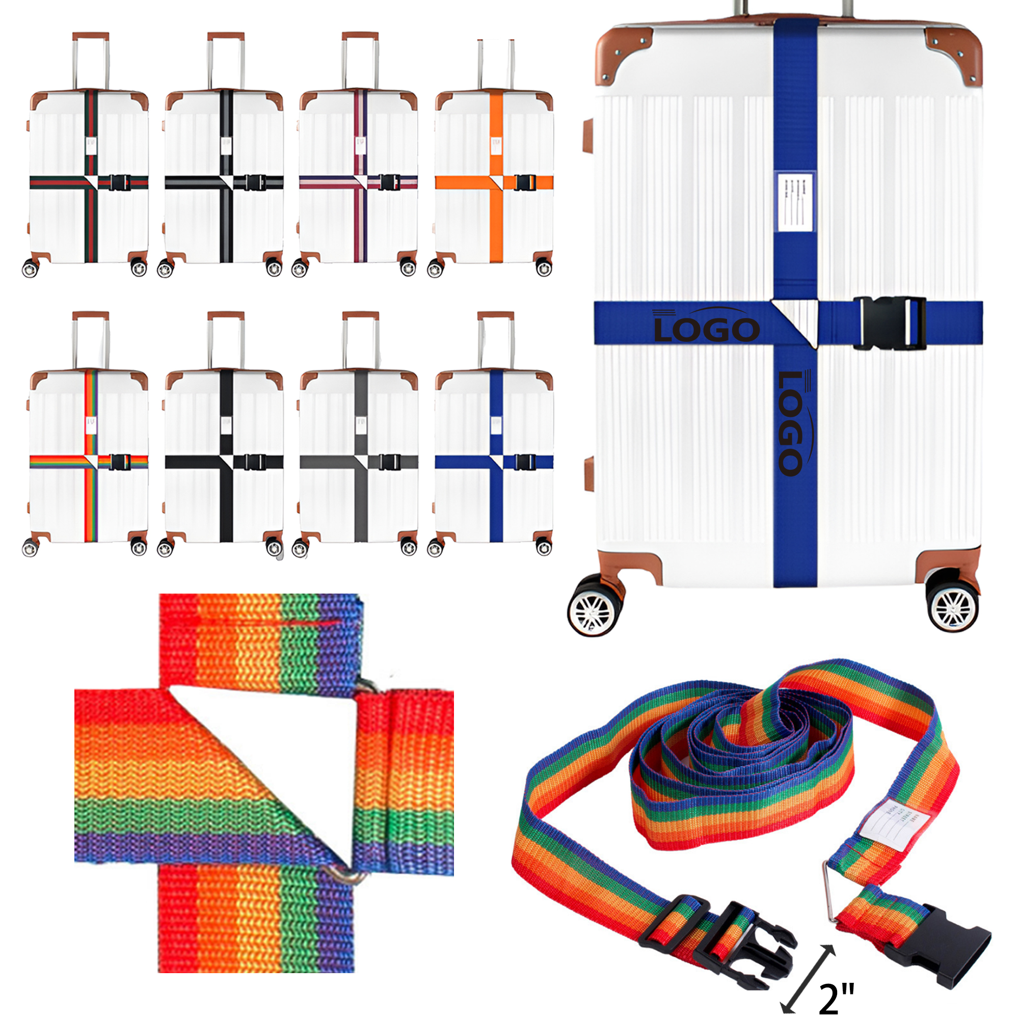 Visible Luggage Tie Straps 2