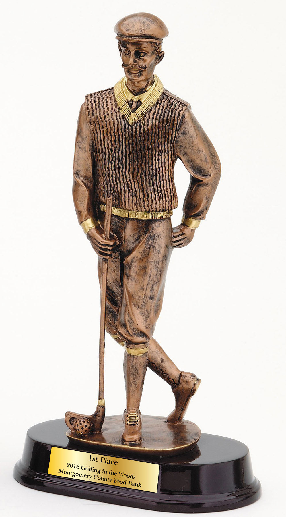 Old Fashion Golfer 13" 2