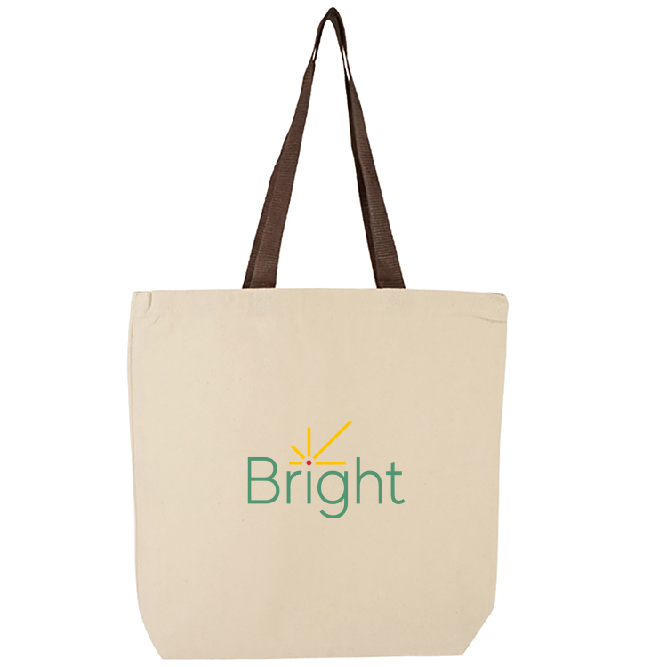 Clearwater Color Handle Cotton Tote, custom tote bag with logo imprint 12