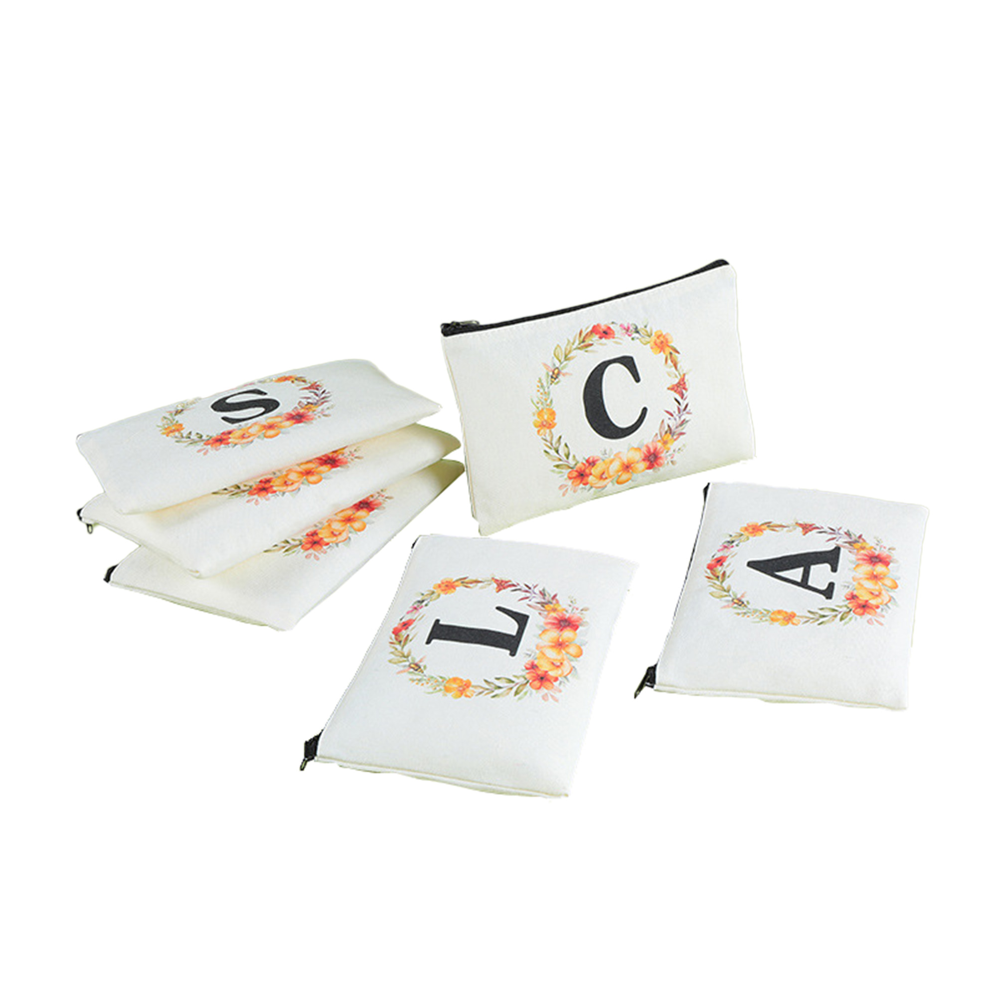 Canvas Zipper Pencil Case 7