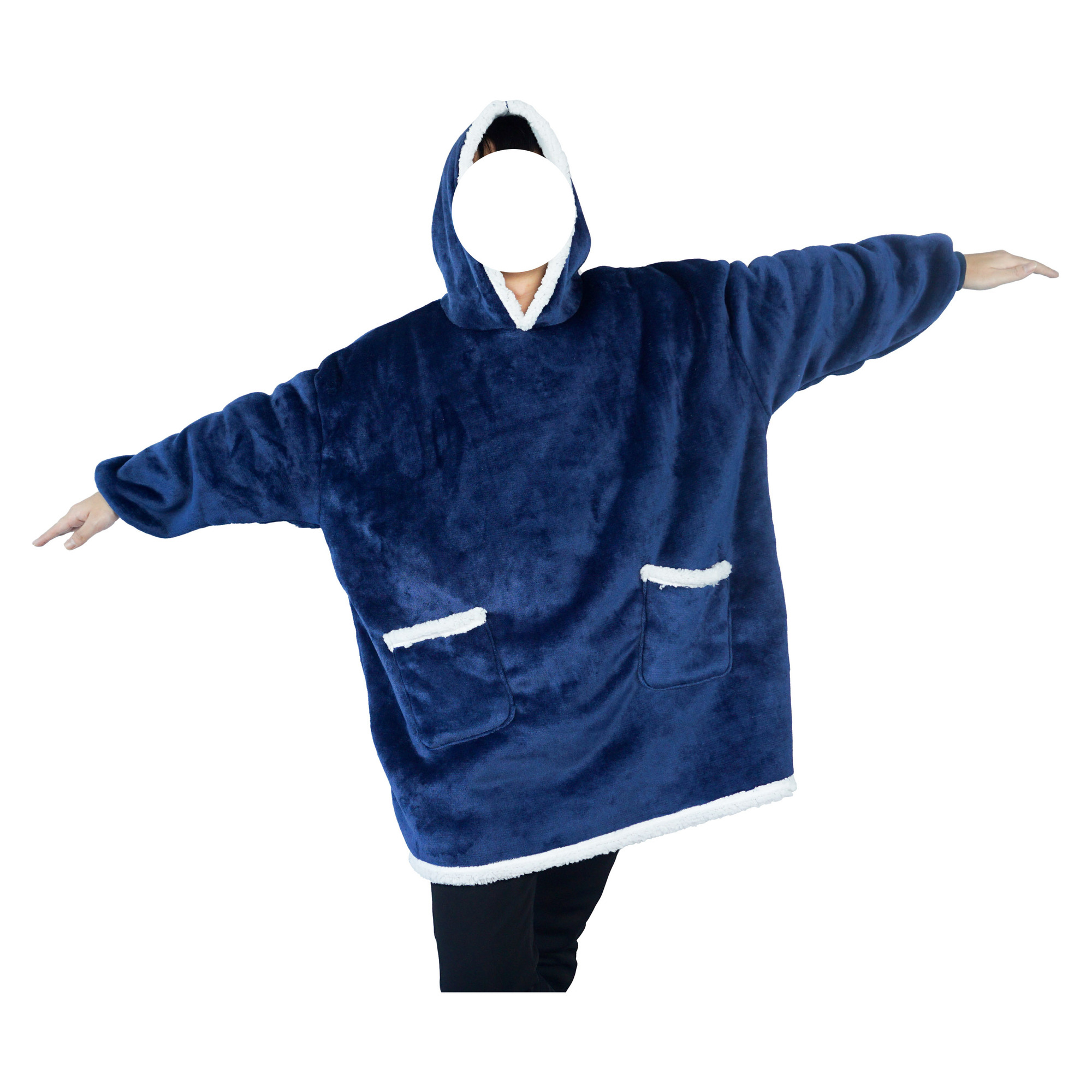 Fleece Thick Pullover Blanket 3